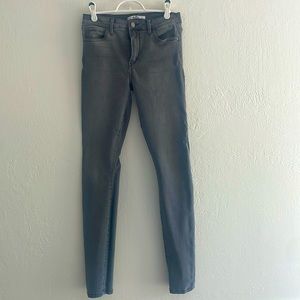 Sam Edelman High Rise Gray Skinny Jeans, size 27